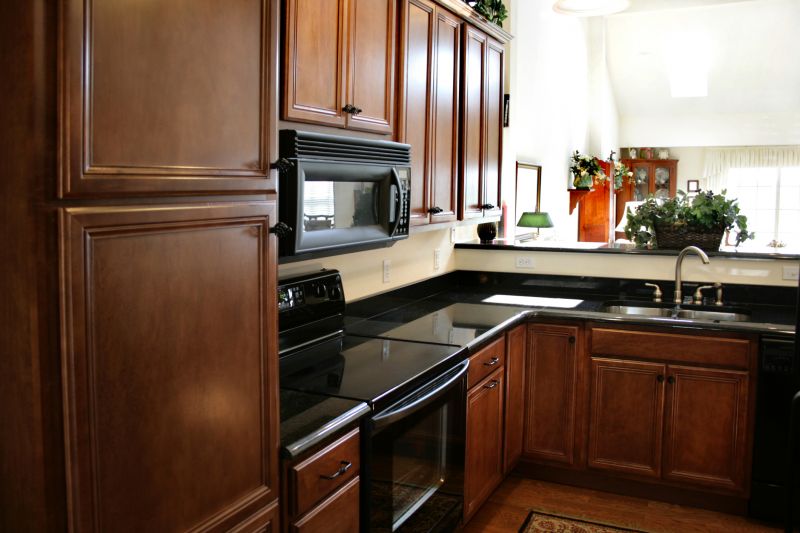 Cherry Cabinet Refacing in Dayton, OH