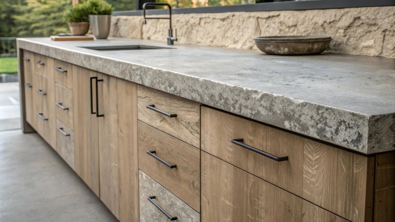 Concrete Counter Installation in Sonoma County, CA