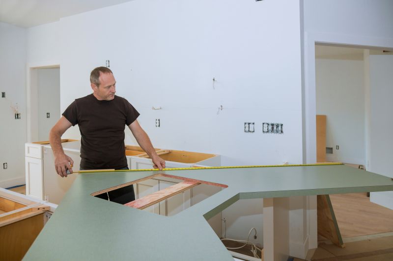 Local Concrete Countertop Installation pros at work